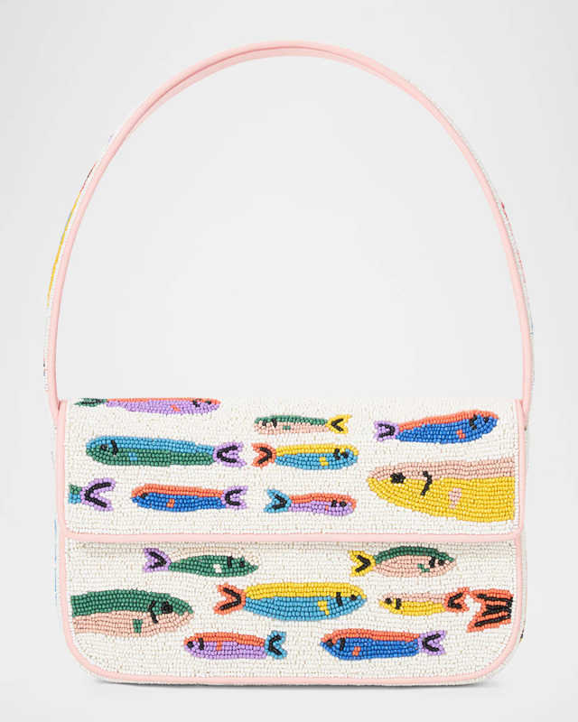 Tommy Beaded Shoulder Bag